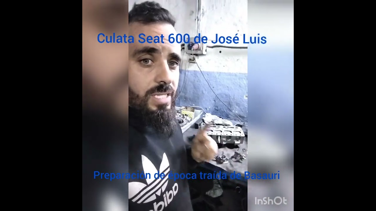 preparación de esta preciosa culata de Seat 600 y carburador 30 de José Luis de Basauri