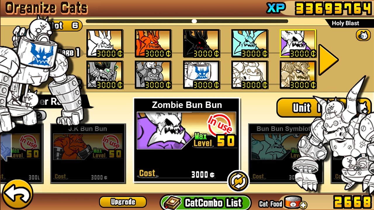 The Battle Cats - Team Bun Bun! (UNITS)