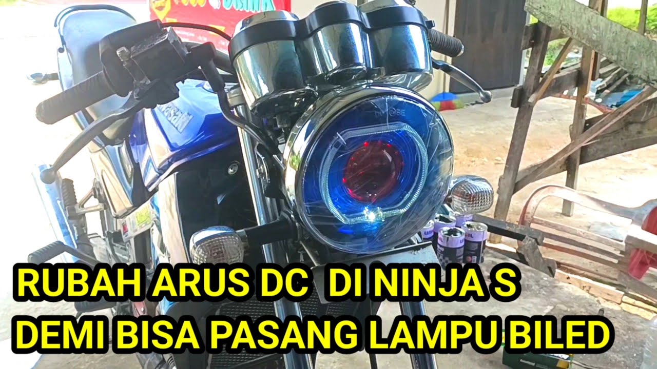 CARA MERUBAH ARUS AC KE DC DI NINJA S, SS, R, RR