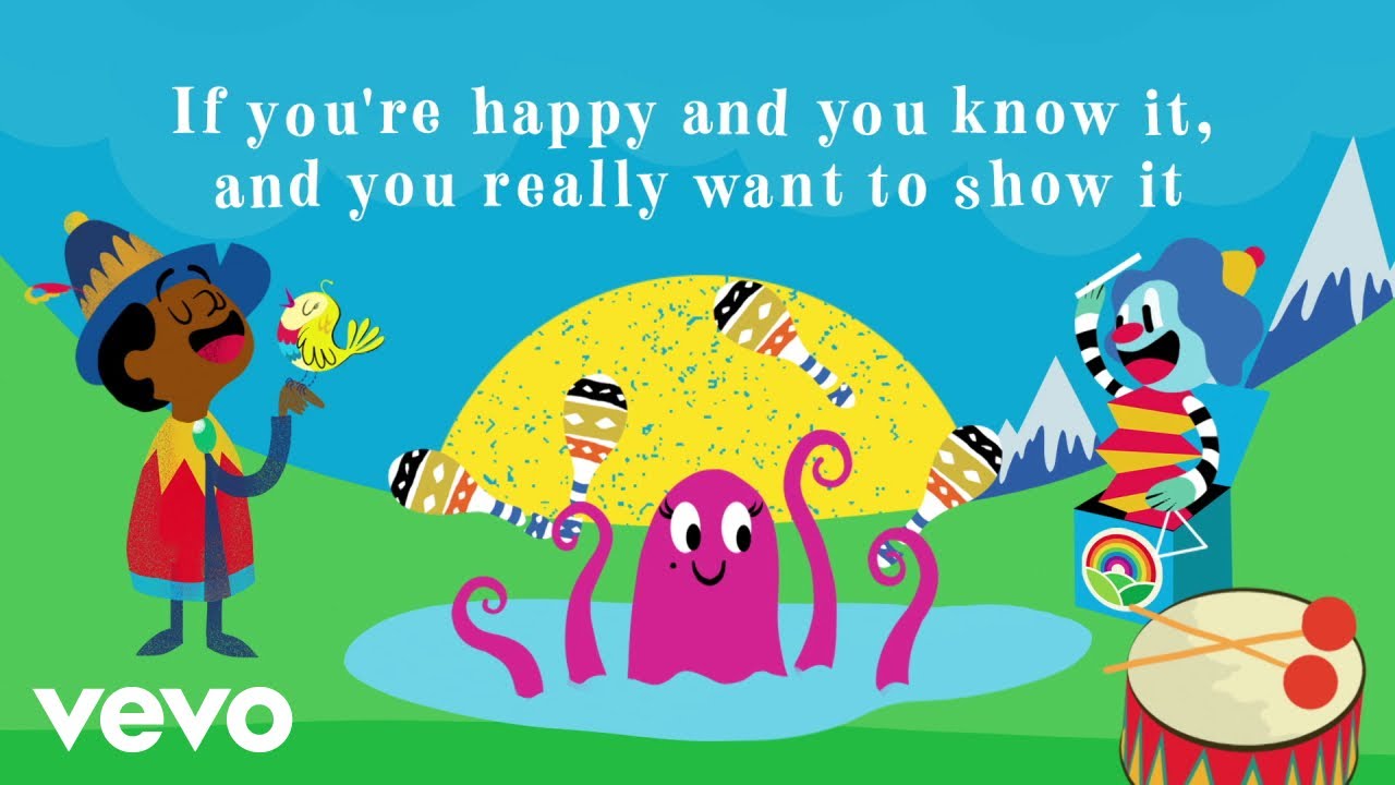 The Rainbow Collections - If You're Happy and You Know It (Official Lyric Video)