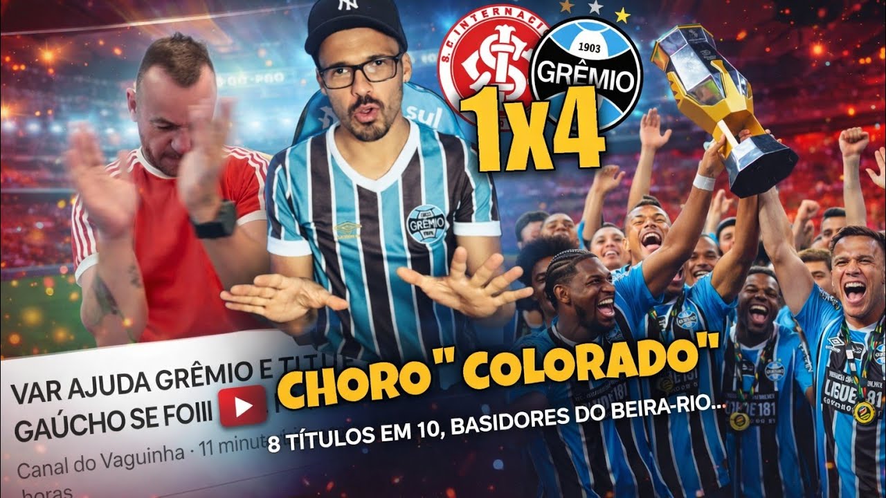 🔵🏆 8 TÍTULOS EM 10 CAMPEONATOS, CHORO COLORADO, BASTIDORES, CAMPEONATO MANCHADO DIZ DIRIGENTE?