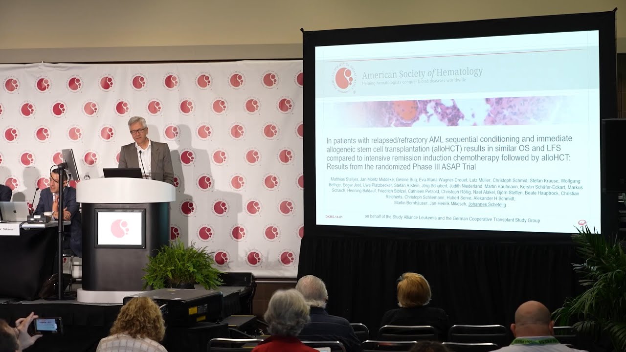 Phase III ASAP trial results: role of remission induction chemotherapy before alloHCT in R/R AML