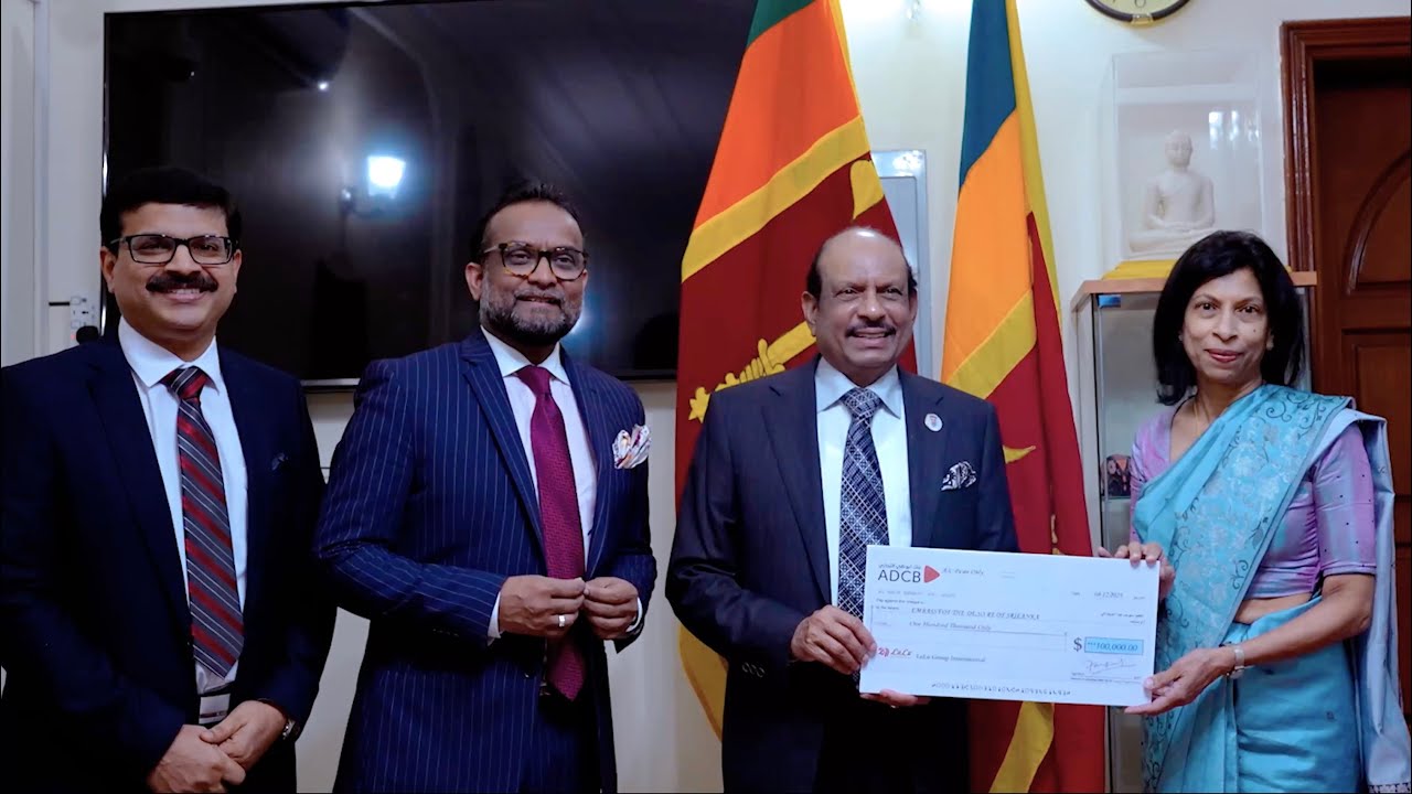 LuLu Group Donates LKR 32 Million (USD 100,000) for Sri Lanka Cyclone Relief