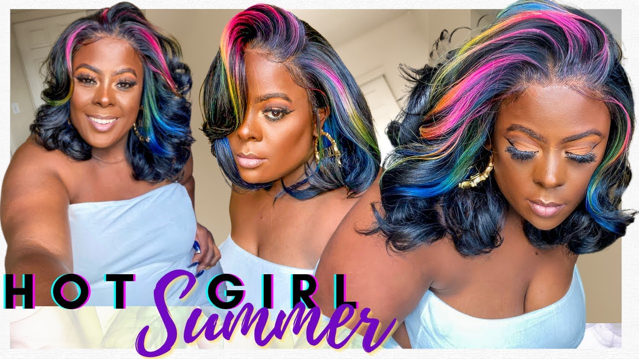 SYNTHETIC but Make It POPPIN🔥 🌈 Pre Colored 13 x 6 Bob UNDER $60 || Zury Sis LOOKBOOK