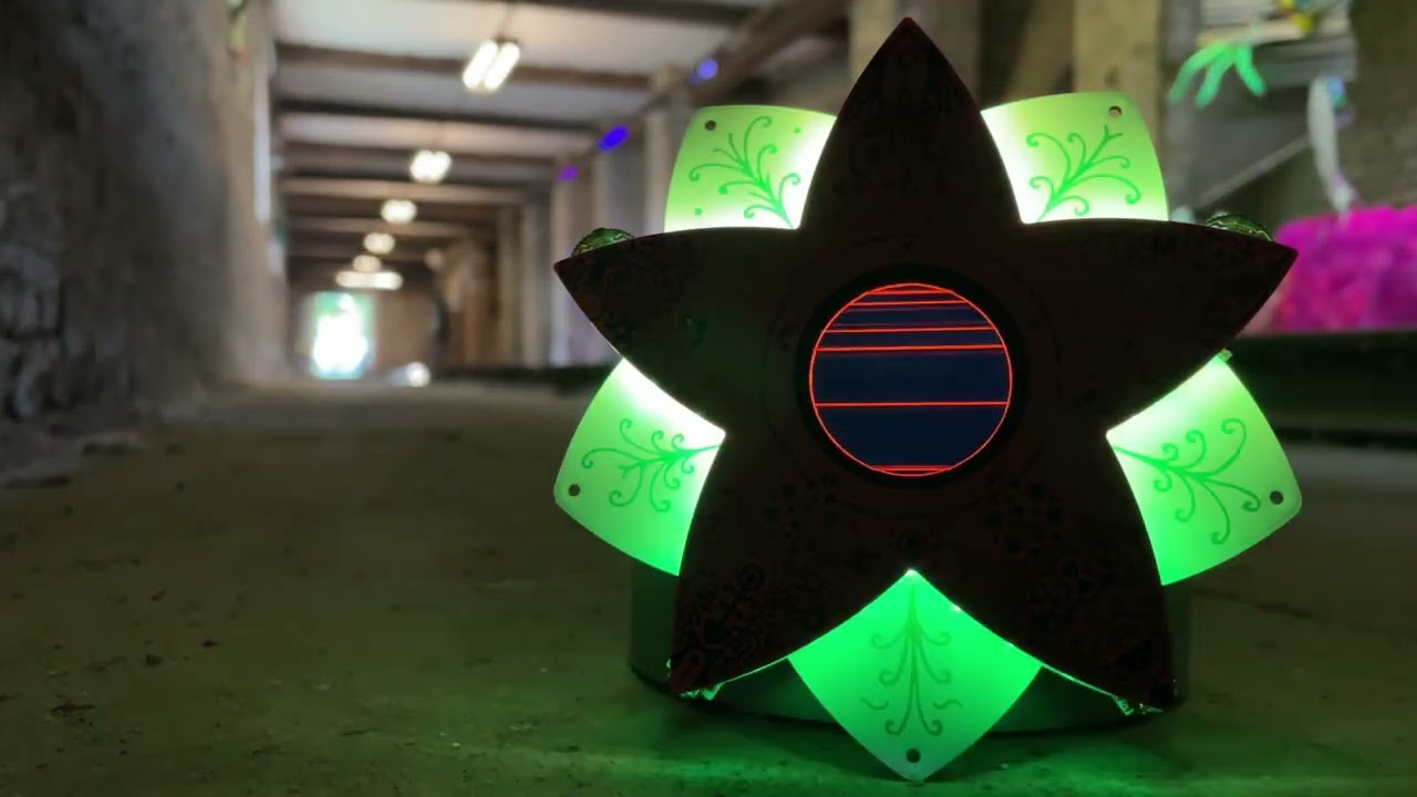 Flow3rEffects by sofaritze / Hacksaar; 1st place in CCCamp23 Flow3r badge demo, On Track demo party