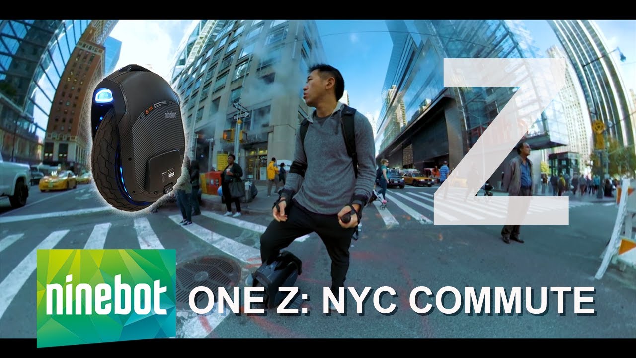 NINEBOT ONE Z: NYC COMMUTE (GOPRO FUSION Overcapture)