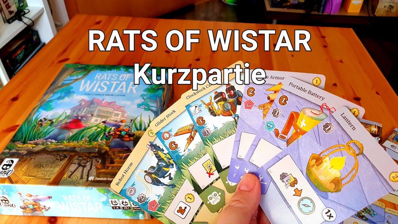 Hard to master: SO spielt sich RATTEN VON WISTAR// #brettspielvibes