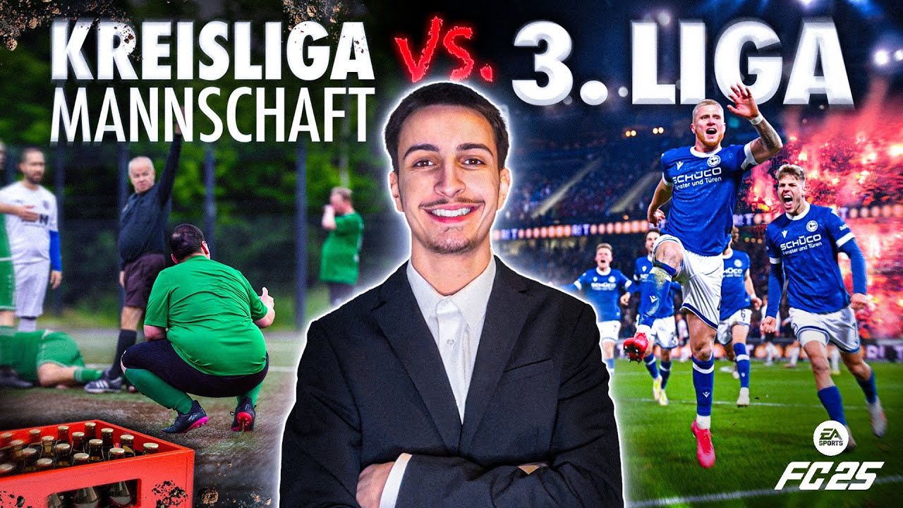 Ich hab eine KREISLIGA Mannschaft in die 3.LIGA  hinzugefügt‼️😂