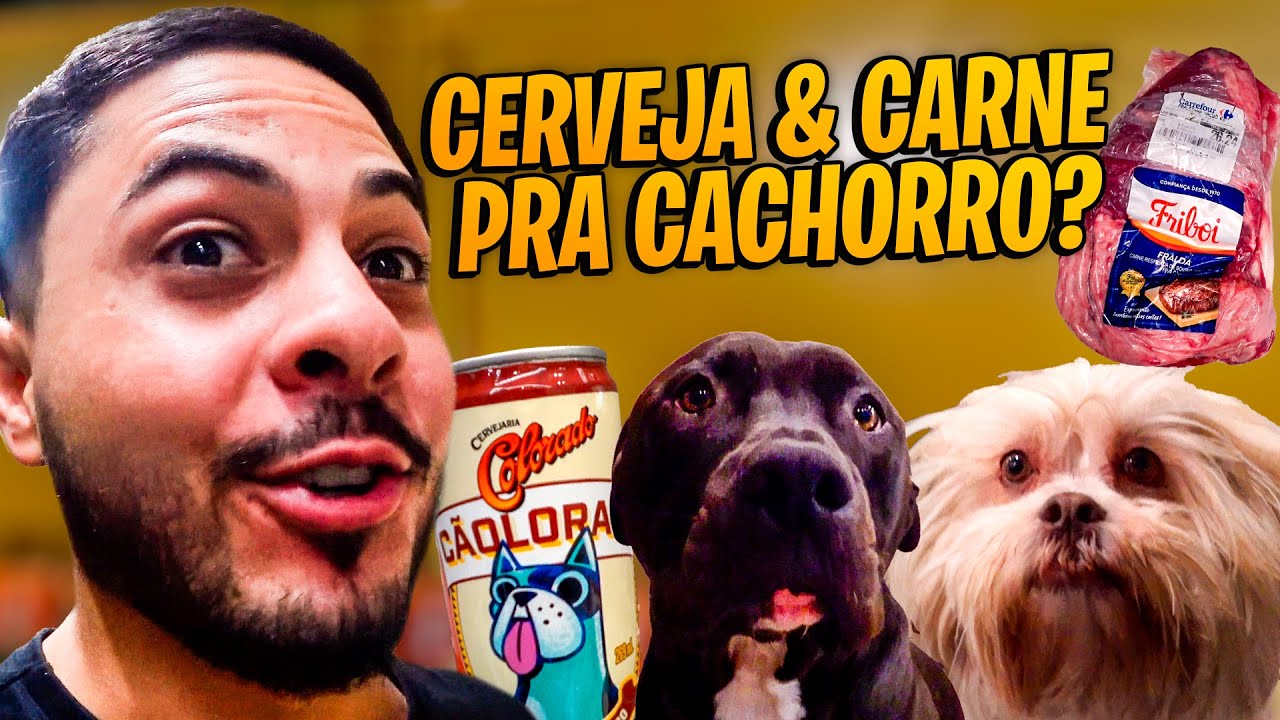 COMPREI CARNE & CERVEJA PROS MEUS CACHORROS😂 VOU FAZER UM CHURRASCO PRA ELES🥩 !