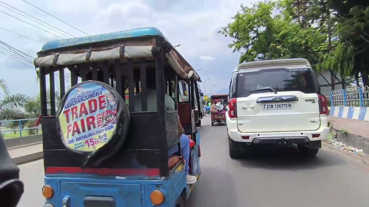 City Ride Moto Vlogging | Street View | Ride & Review | India | Siliguri | BJP TO COURTYARD
