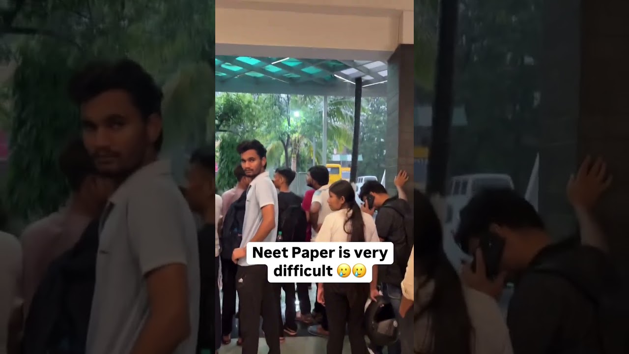 students seen crying after neet exam 2025