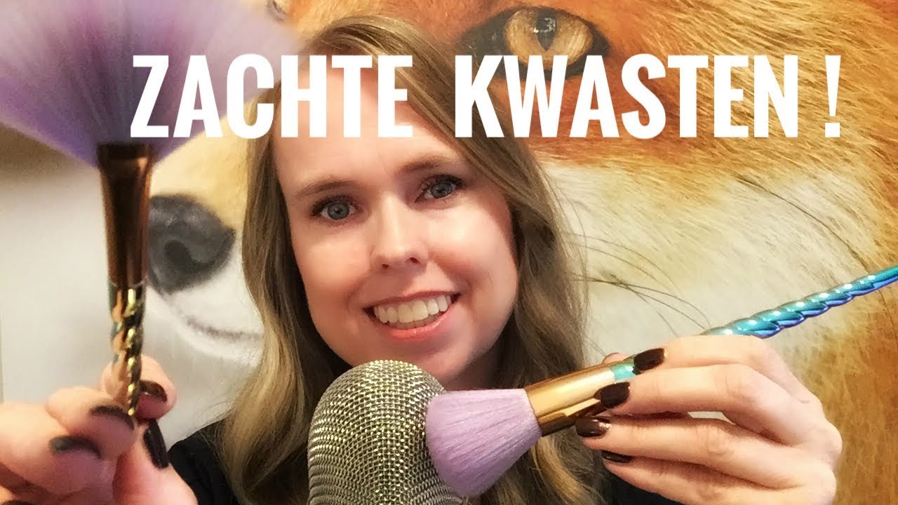 ASMR Met Zachte Kwasten Over De Microfoon En Jouw Gezicht 💜 Mic & Face Brushing | ASMR Nederlands