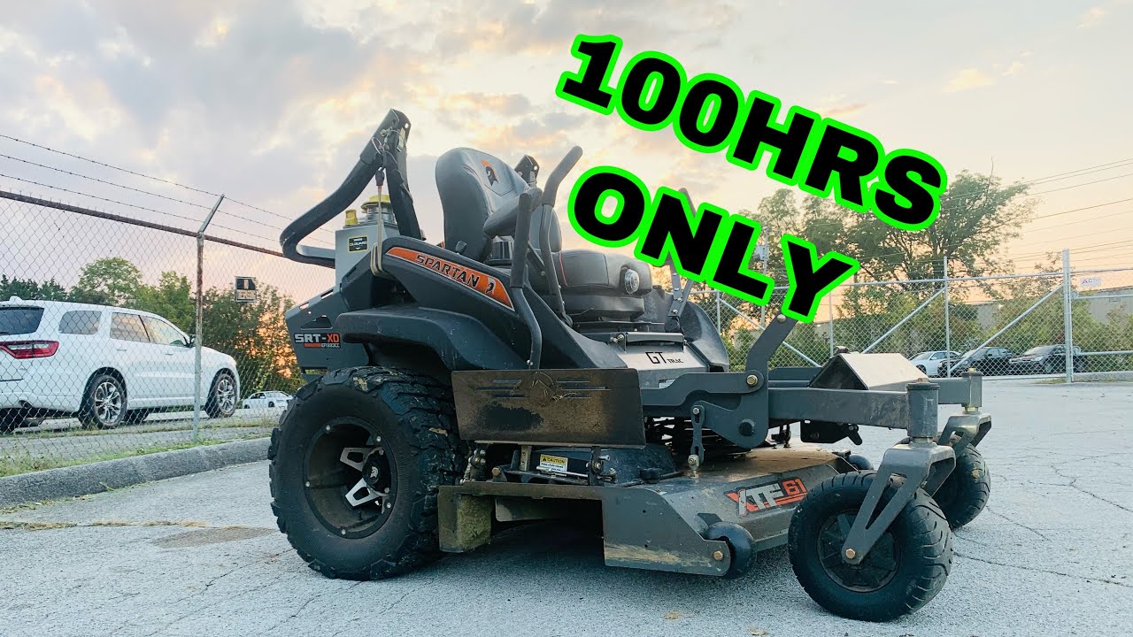 AFTER 100HRS ONLY  [Spartan Mower]