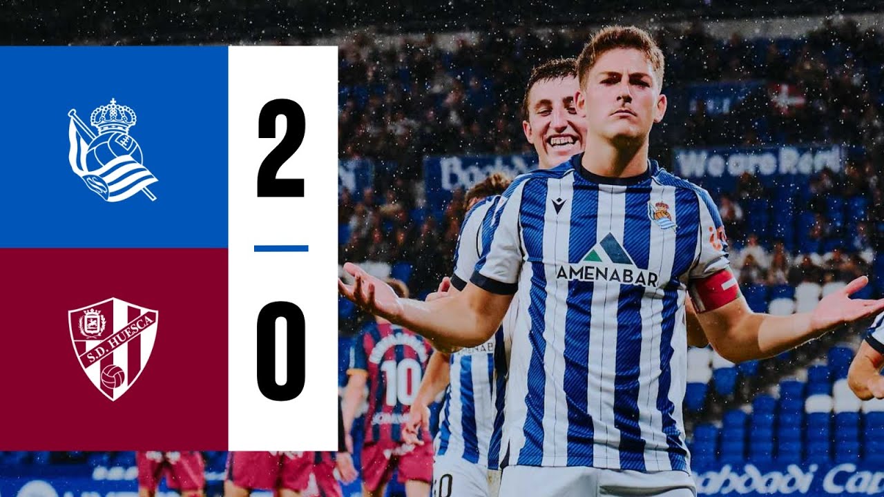 HIGHLIGHTS | LaLiga Hypermotion 25-26 | J10 | Sanse 2-0 SD Huesca | Real Sociedad