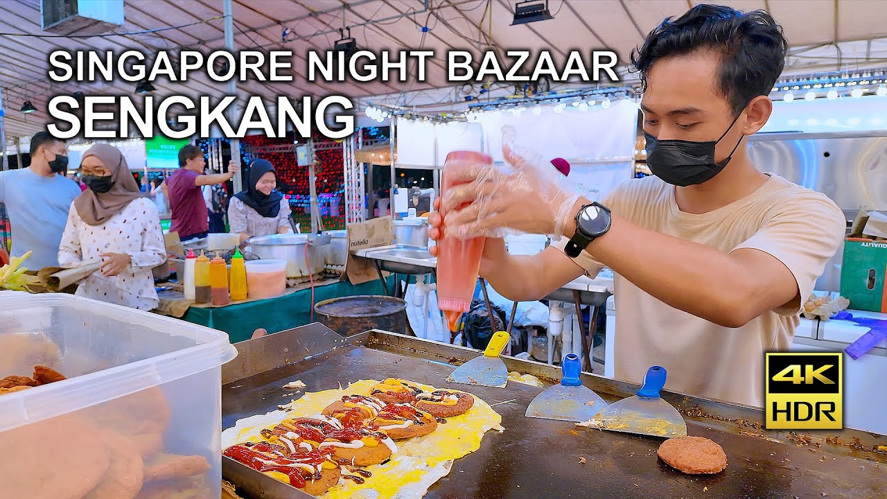 Singapore Night Bazaar | Sengkang Night Market #nightmarket #bazaar  #streetfood
