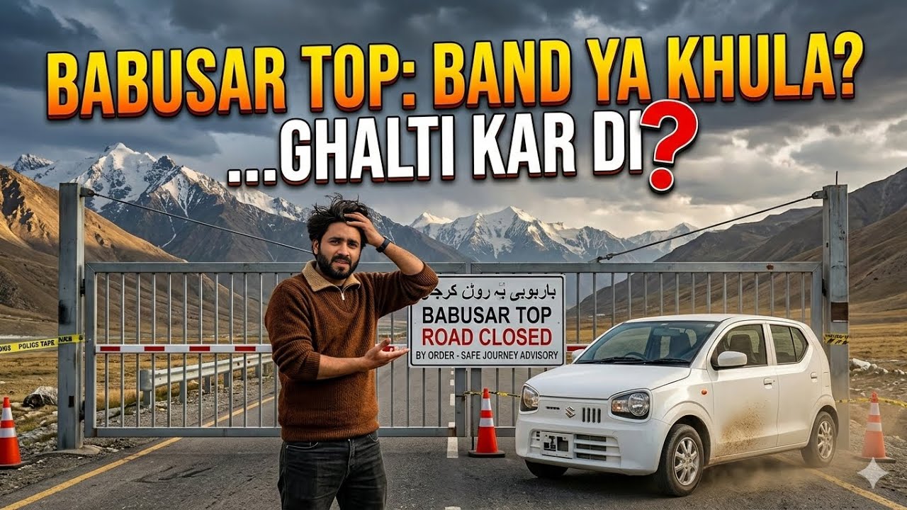 Naran & Babusar Top Janay Se Pehle Ye Dekhein! (Phans Gaye?) 😰 | Islamabad to Hunza Ep 2