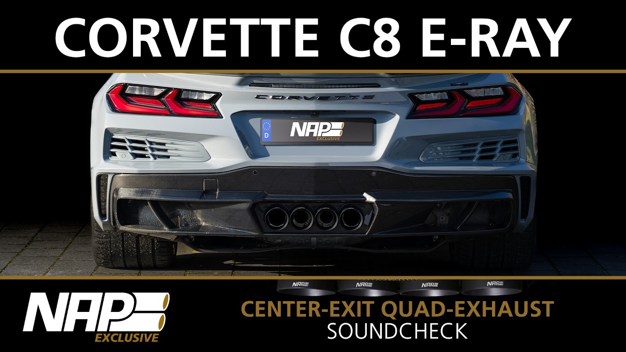 Corvette C8 E-Ray (EU): Brutaler V8 Sound & Center-Exit Look! | NAP Exclusive