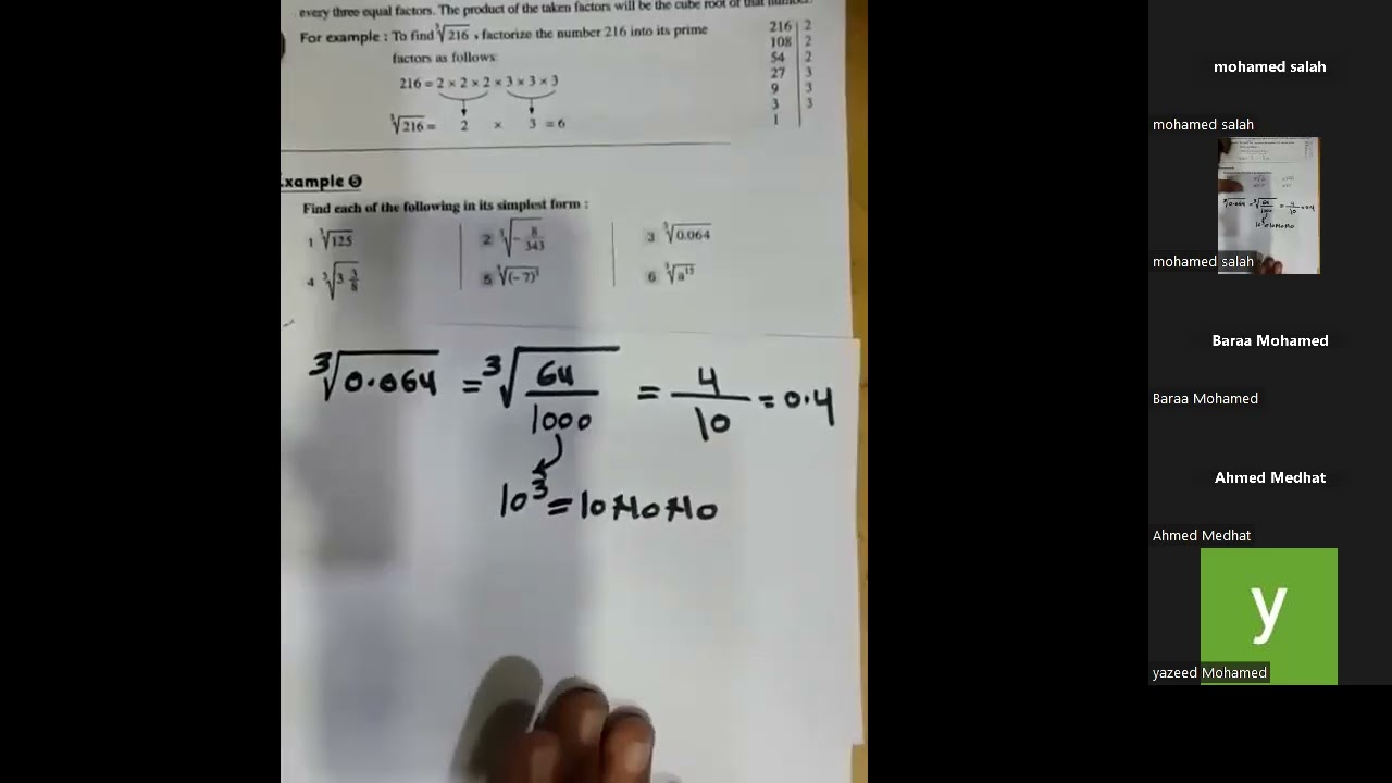 G7 Cube Root part 2
