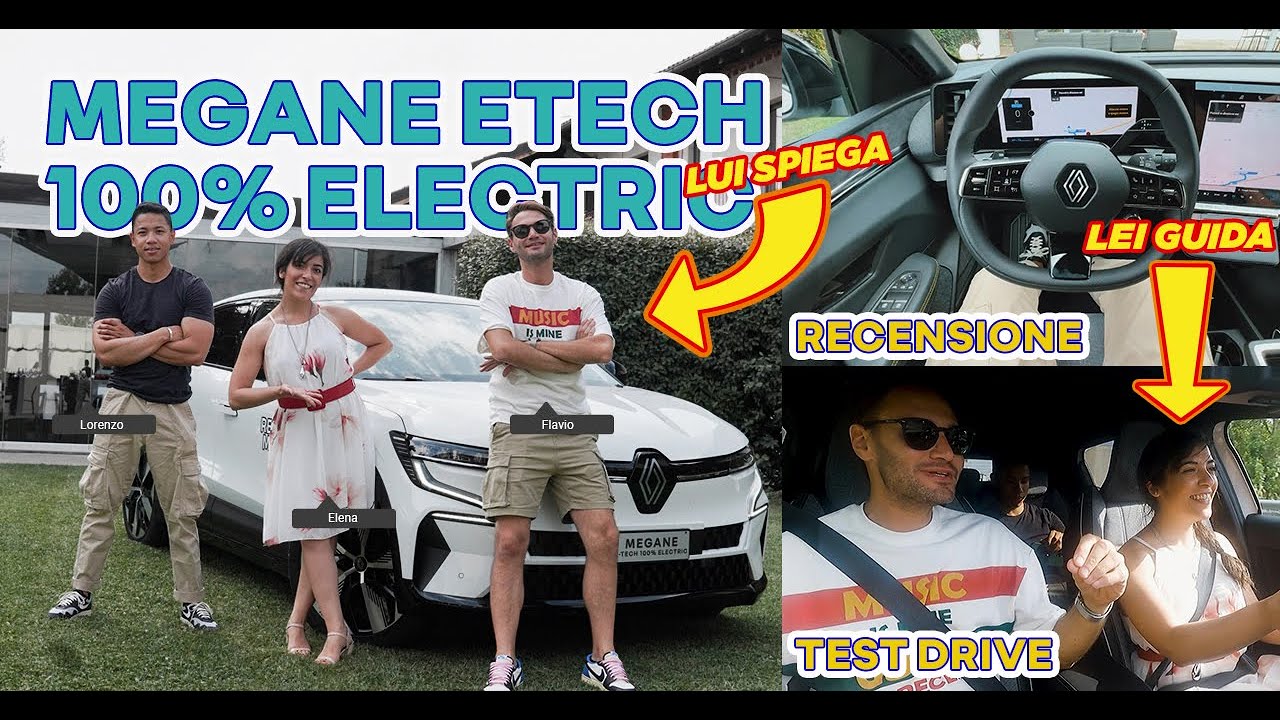 NUOVA MEGANE 100% ELECTRIC | la prima volta di Elena!