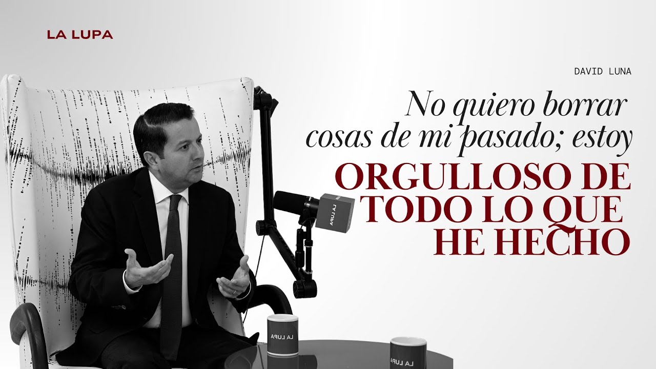 David Luna - &ldquo;No quiero borrar cosas de mi pasado; me siento muy orgulloso de todo lo que he hecho&rdquo;