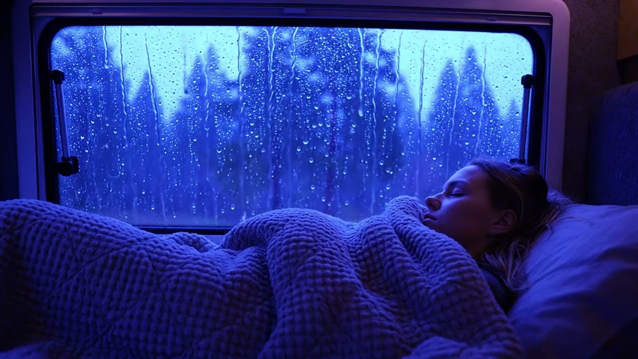 Natural Rainfall on the Roof Creates a Soothing Atmosphere for Deep Restful Sleep