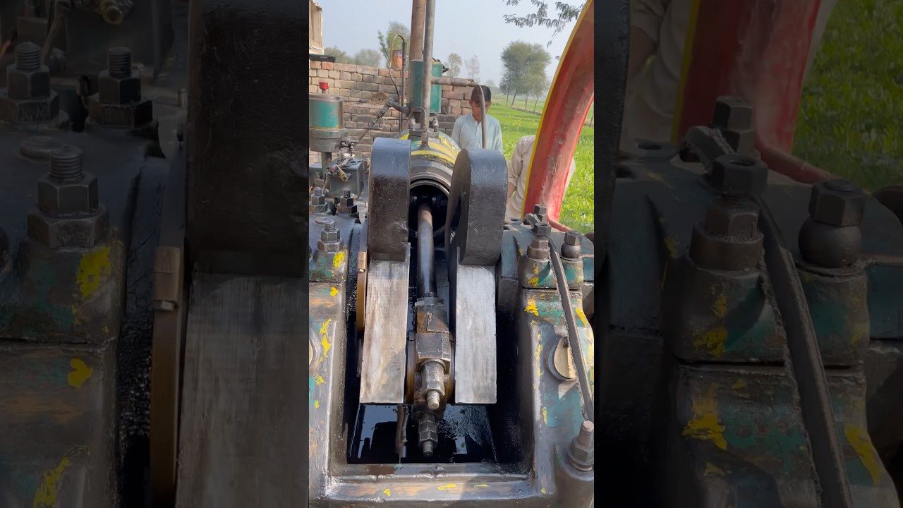 Old Black Engine Starting!! Biggest Hp old Model Engine Diesel Engine
