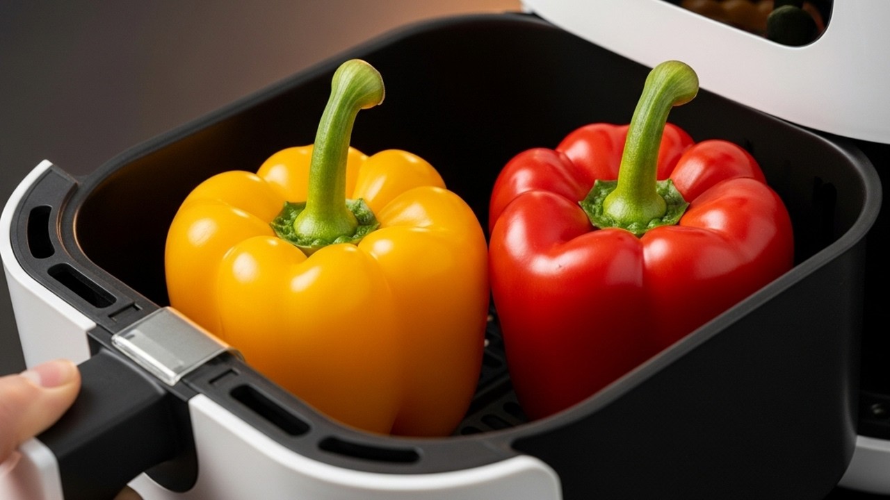 Better Than Grandma’s? 👵 Cheesy Air Fryer Peppers (Keto)