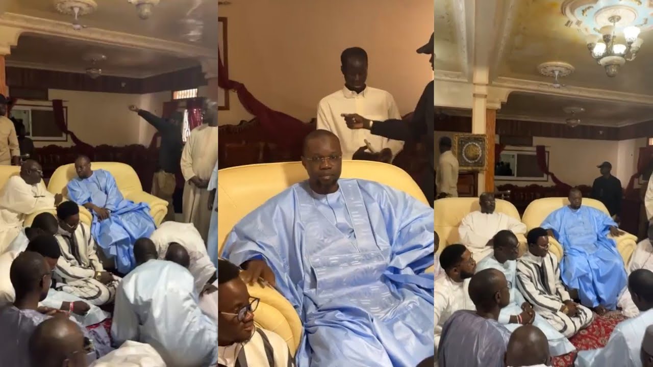Le PM Ousmane Sonko a pr&eacute;sent&eacute; ses condol&eacute;ances &agrave; la famille de Serigne Ahmadou Mokhtar.