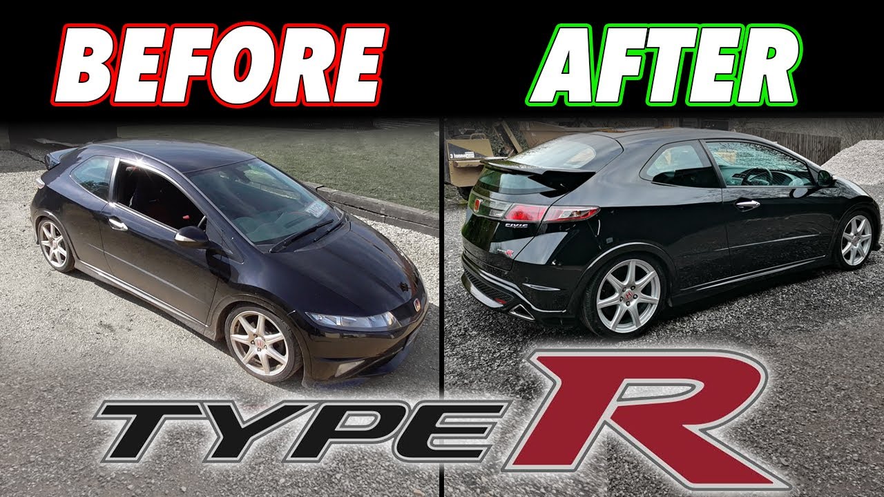 Honda Civic Type R | Full Cleaning, Detail & Sale Preparation | Time-Lapse In 15 Minutes