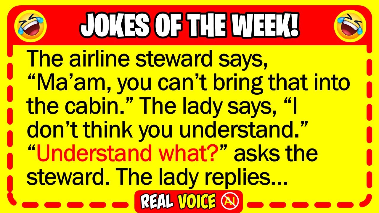 🤣 BEST JOKES OF THE WEEK! - Joe was a steward for 'Fly High Airlines'…  | Funny Dad Jokes
