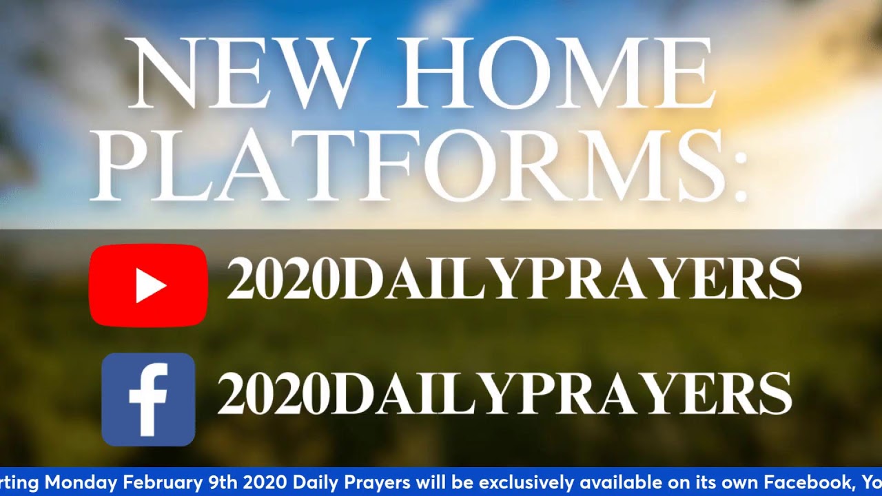 2020 Daily Prayers Faith and Favor Friday with Ap. Phil Tarver and Lady V
