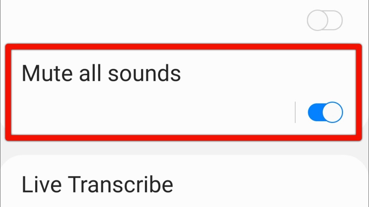 Mute All Sounds Turned On Samsung | Mute All Sounds Turned On Android