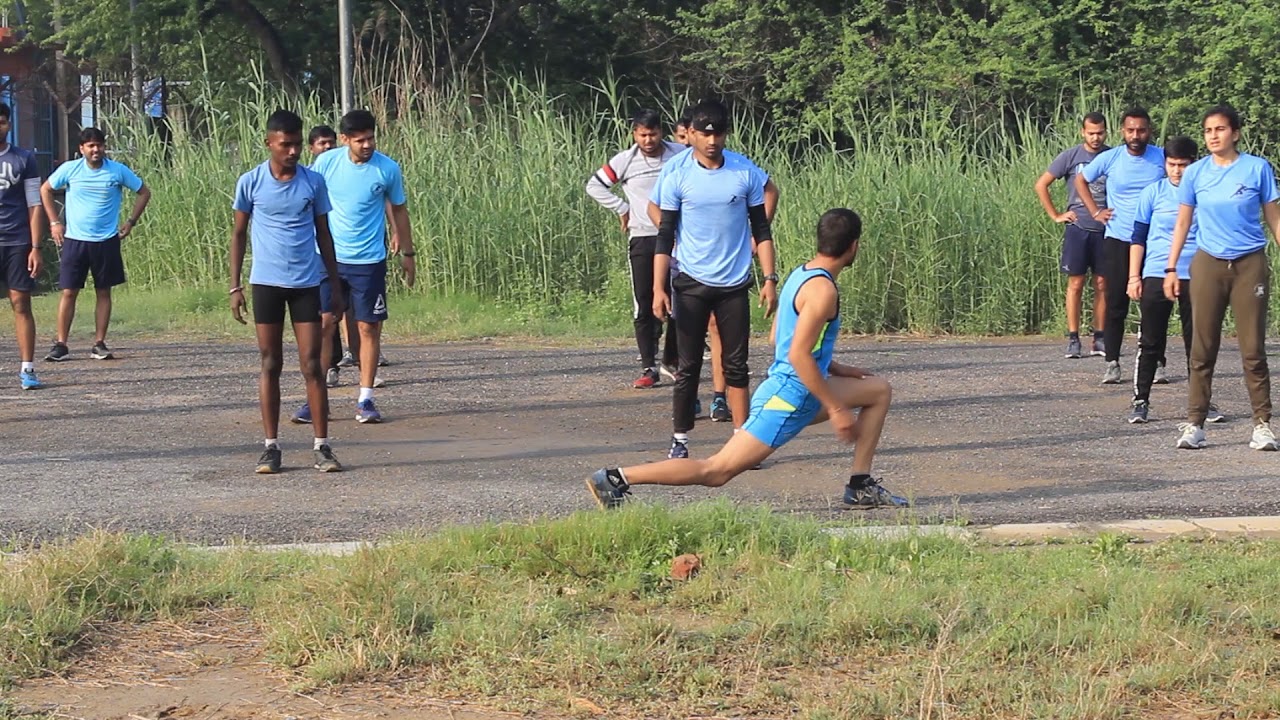 Running speed & steps exercise