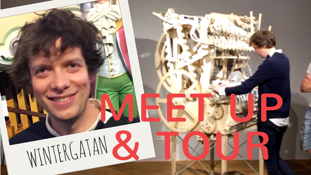 WINTERGATAN MARBLE MACHINE | exclusive meetup with Martin Molin | WINTERGATAN