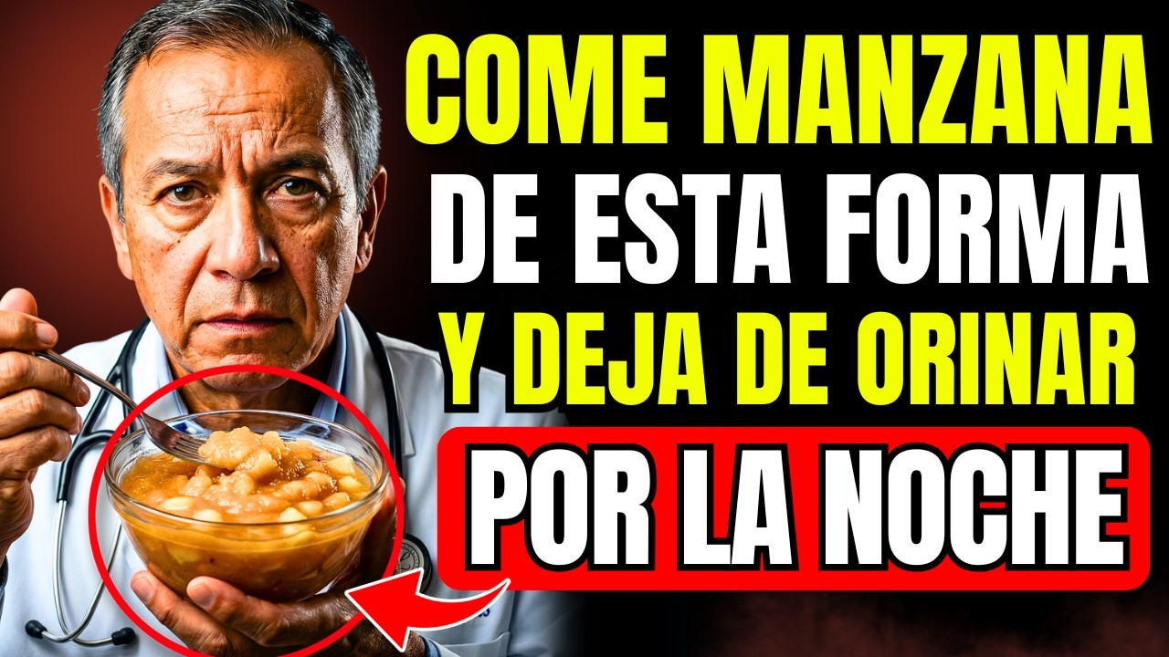 TERCERA EDAD: Come la MANZANA así y DORMIRÁS toda la noche SIN LEVANTARTE
