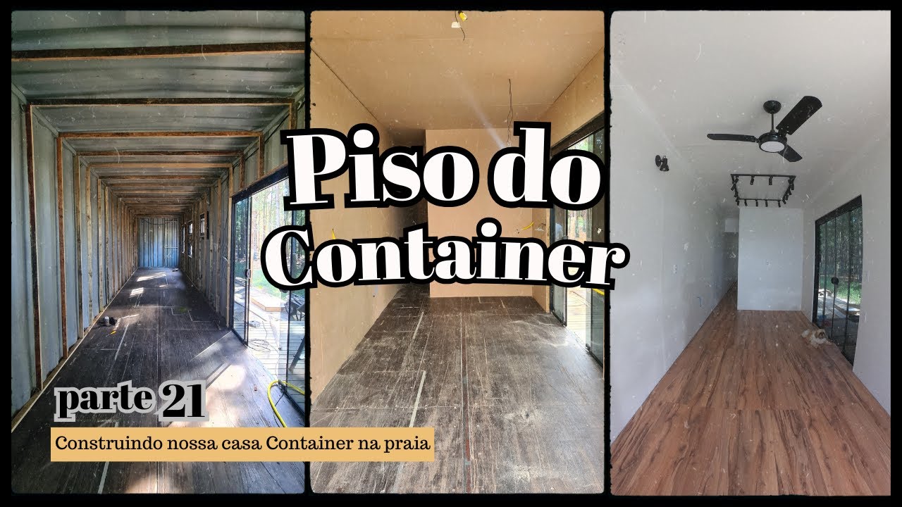 Qual material usar no chão do container? Amamos nossa escolha! Piso do container