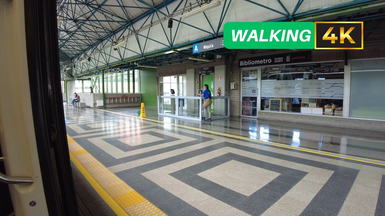 4K Metro de Medellín Línea A Completa Vista del Valle de Aburrá 🇨🇴 Sin Destino