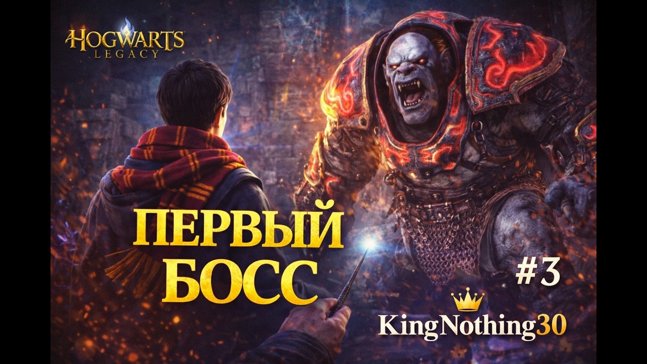 Тролль в доспехах-мой первый босс | Hogwarts Legacy | Прохождение #3