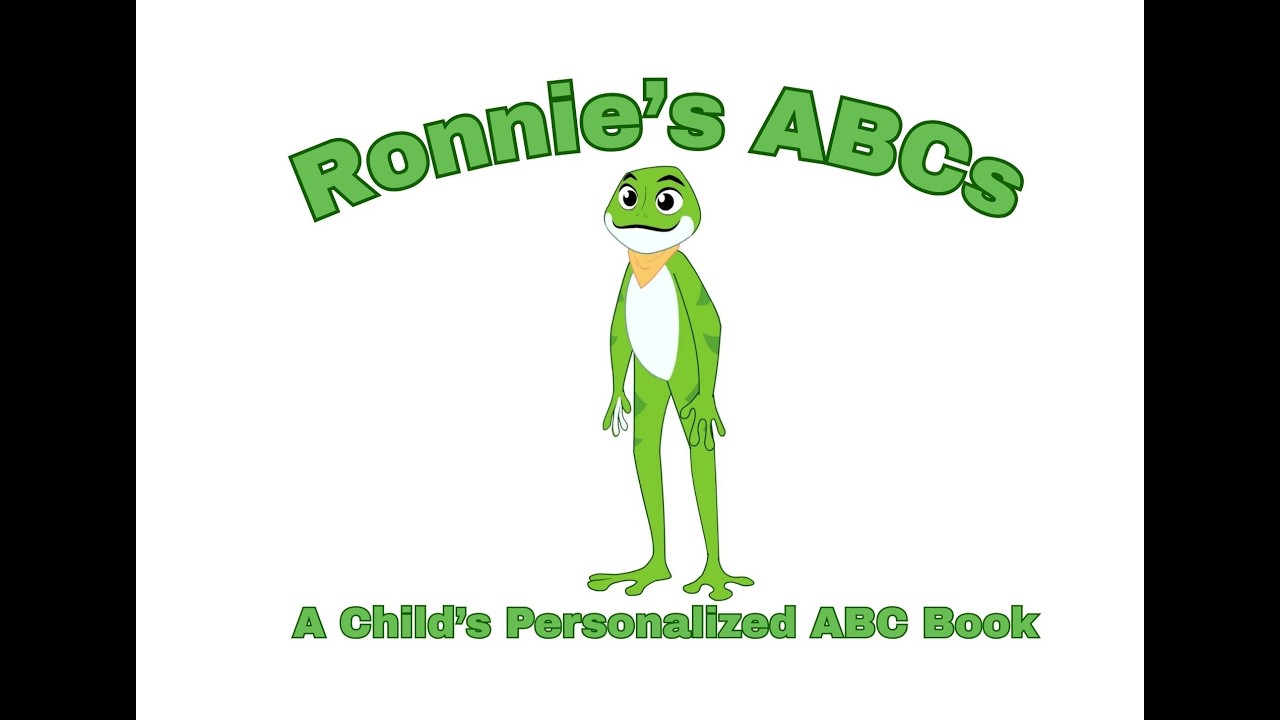 Ronnie''s ABC Animal Learning Storybook - Personalized kids' Video | Storybook | Learning Video