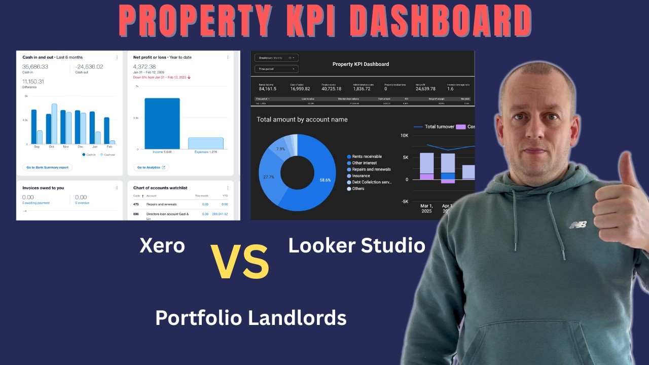 Xero vs Looker Studio: A Property KPI Dashboard for Portfolio Landlords