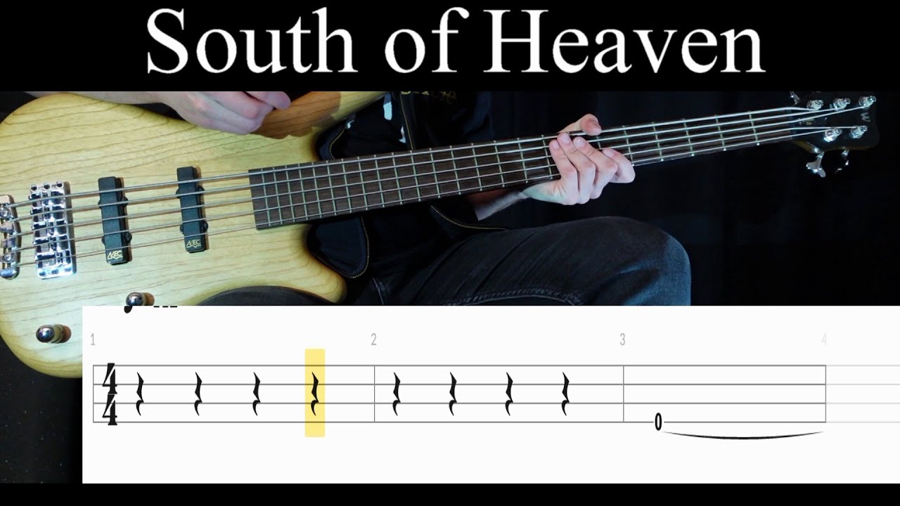 South of Heaven (Slayer) - Bass Cover (With Tabs) by Leo Düzey