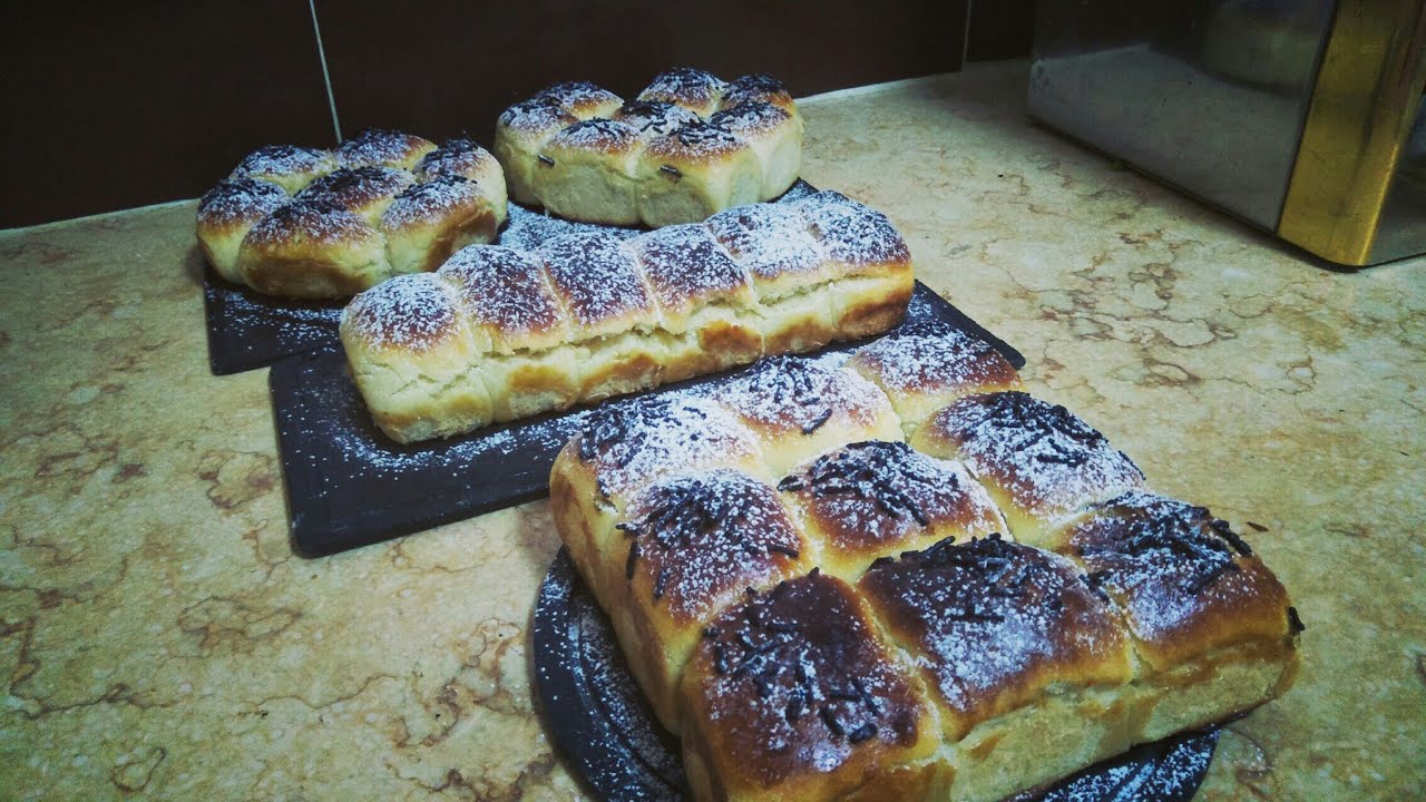 بريوش بالشكولا، إقتصادي، بدون زبدة ولا بيض، خفيف ويخرج كمية كبيرة. Brioche  moelleuse au chocolat
