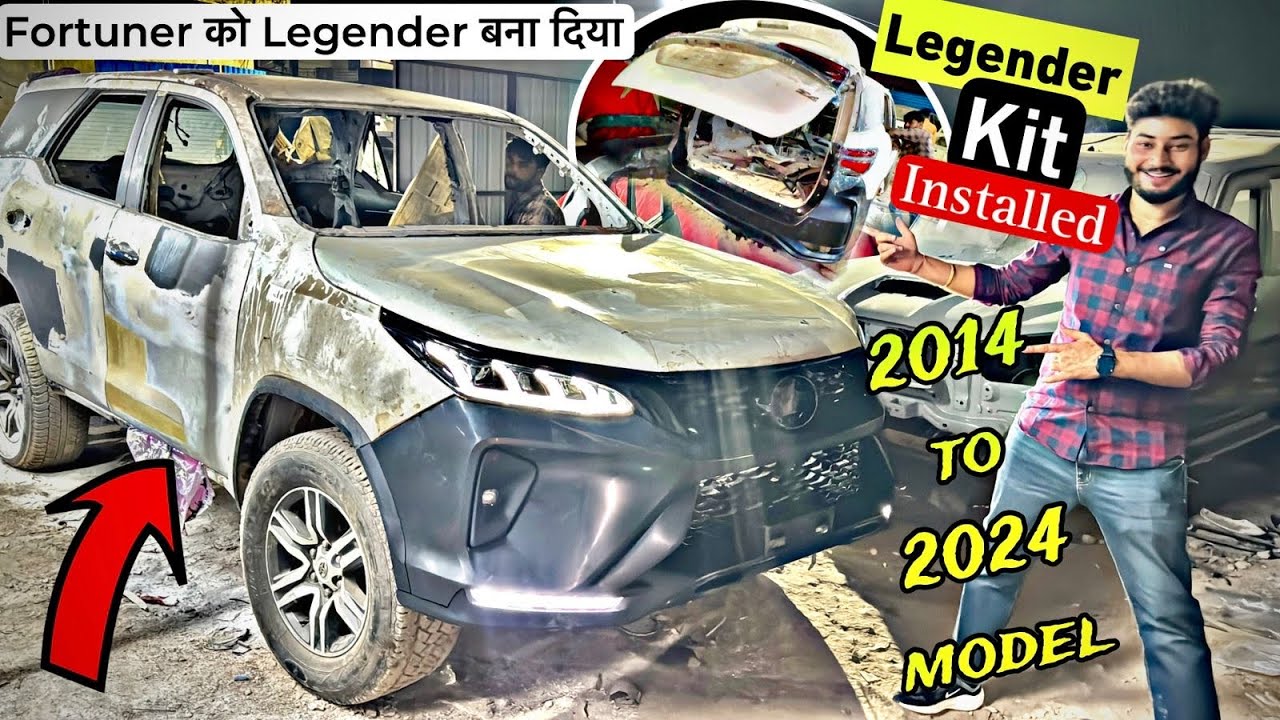 Finally LEGENDER KIT Installed in Our CONVERTED Fortuner 🔥 2014 to 2024 Model
