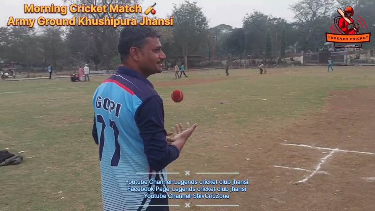 Army ground khusipura jhansi Morning cricket Blog #cricket #viral #trend  #legendscricketclubjhansi