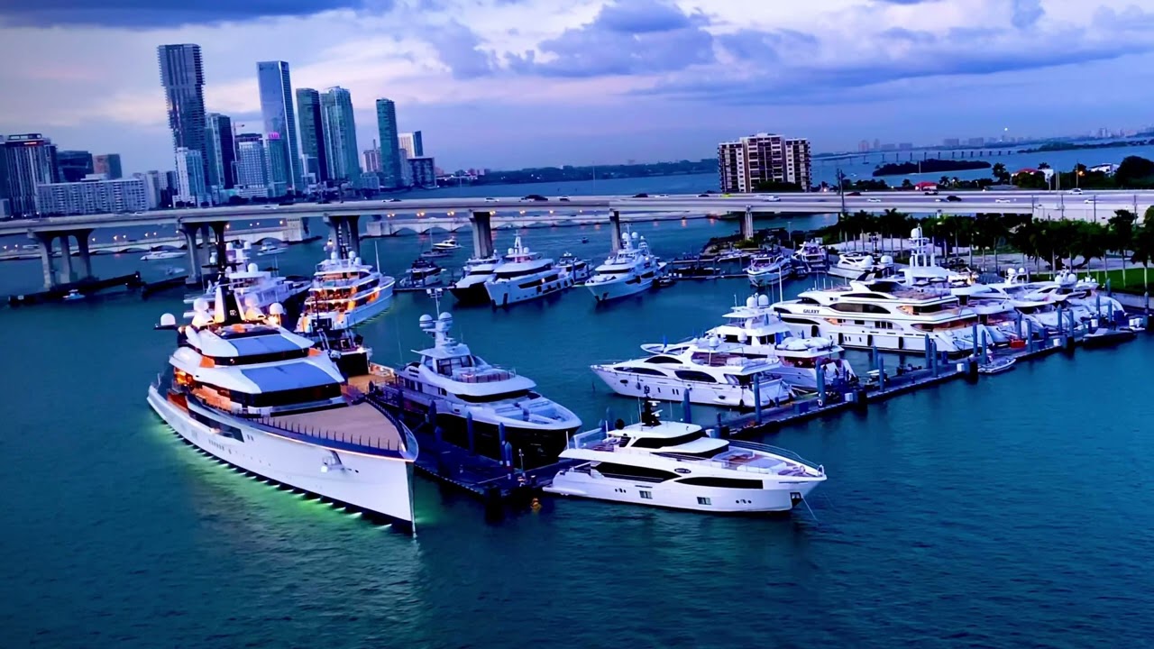 The Watson Island Marina of Miami