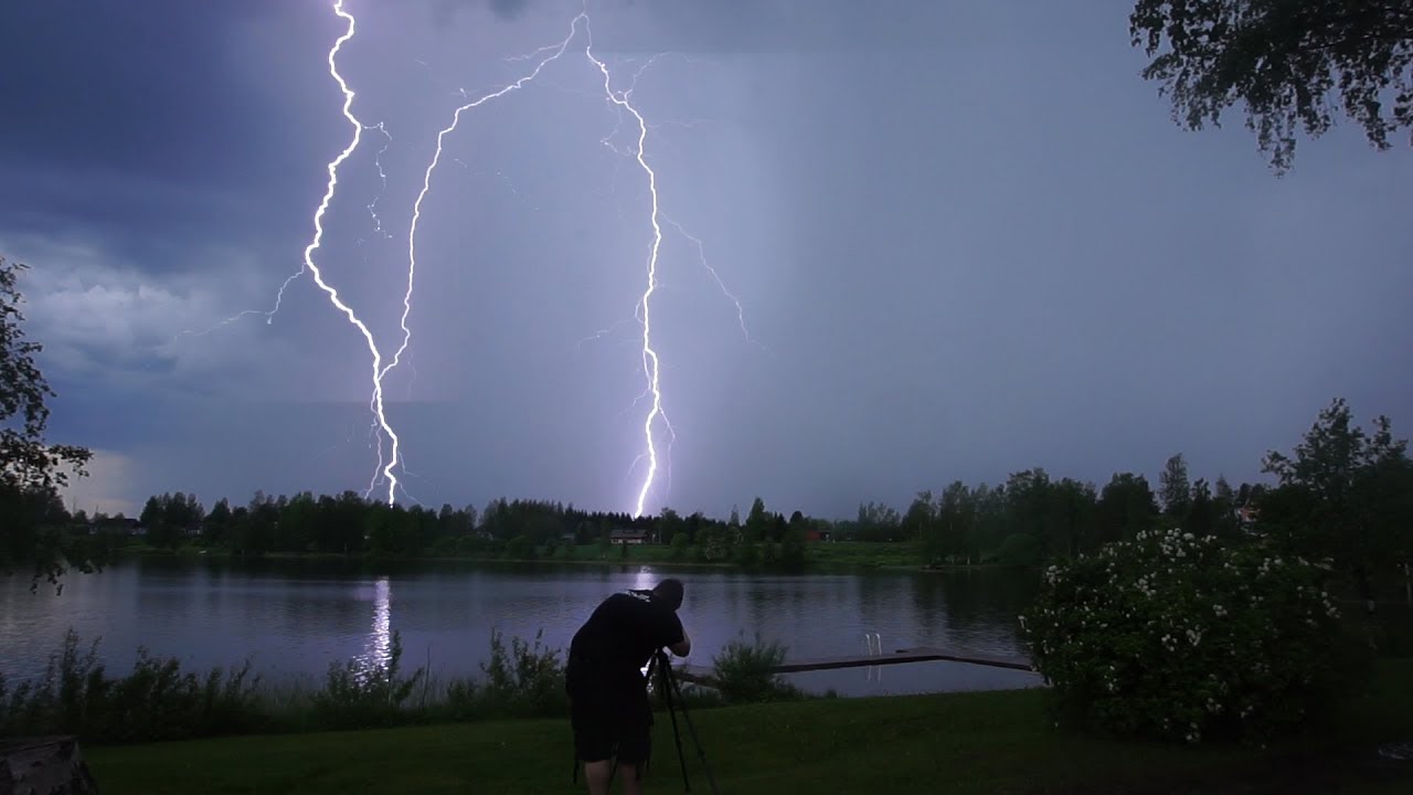 Salamointia 8.6 ja kylmä rintama 9.6.2019