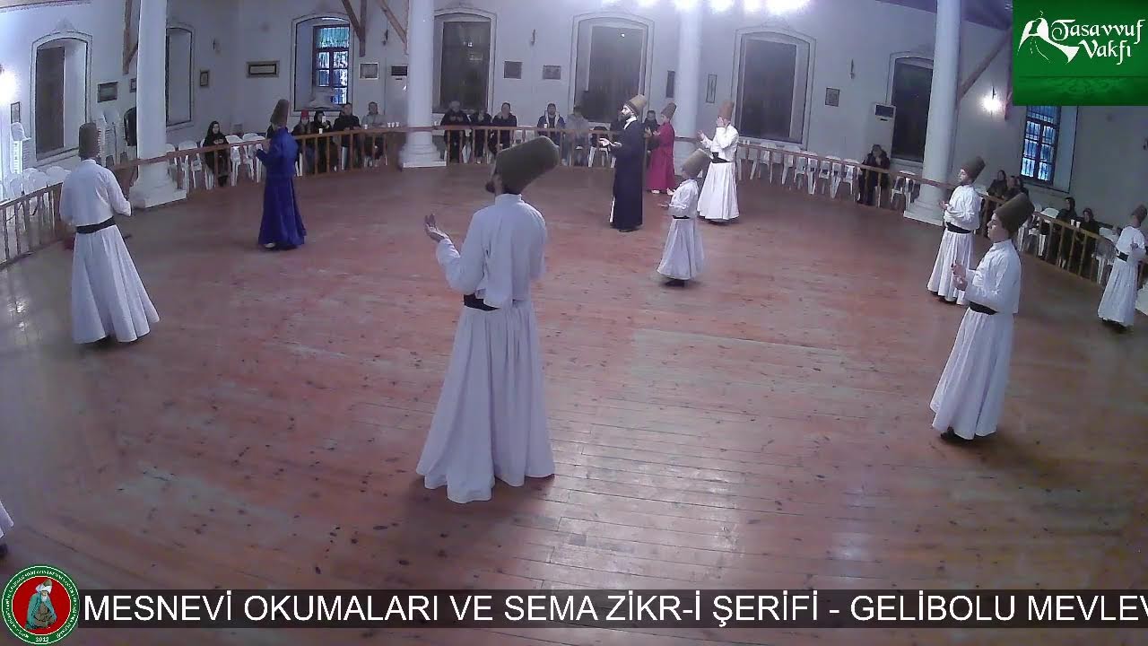 Tasavvuf Vakfı - Gelibolu Mevlevihane'si -  Sema Zikr-i Şerifi (01/12/2024)