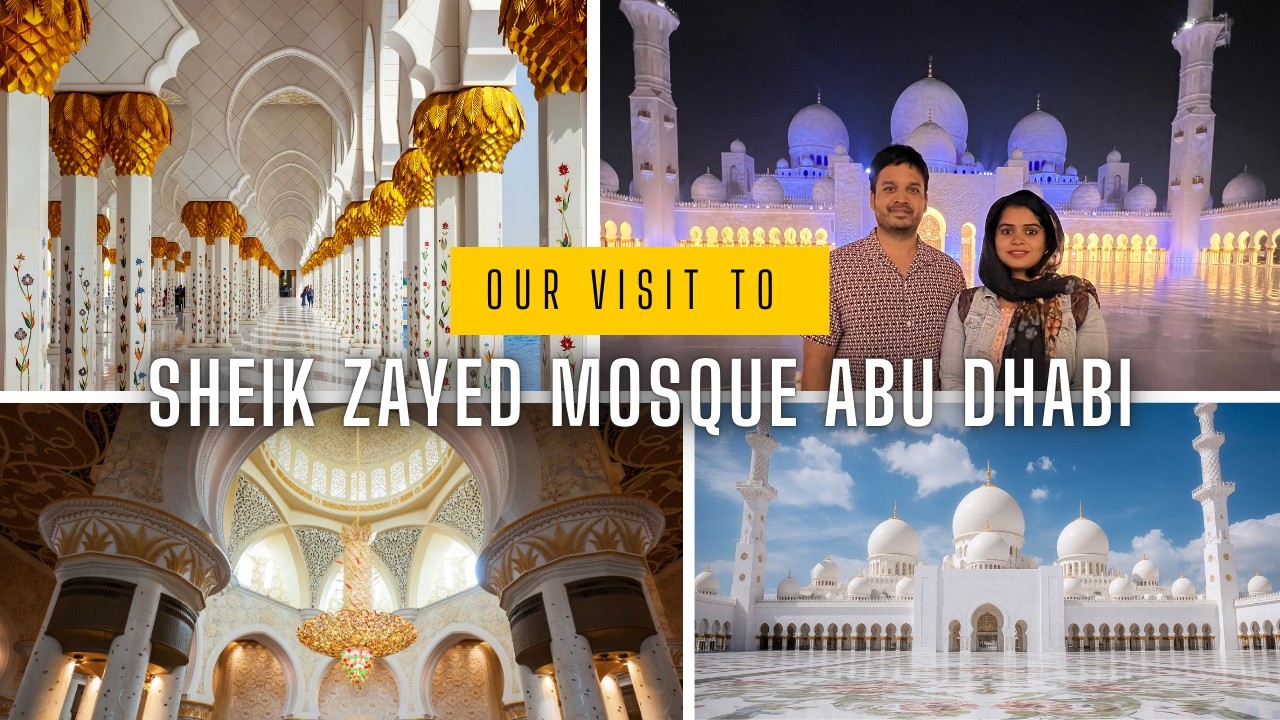 👉 Oman to Dubai Travel Vlog ✈️ | Driving to Abu Dhabi 🚗 | Grand Mosque & Lebanese Food Experience
