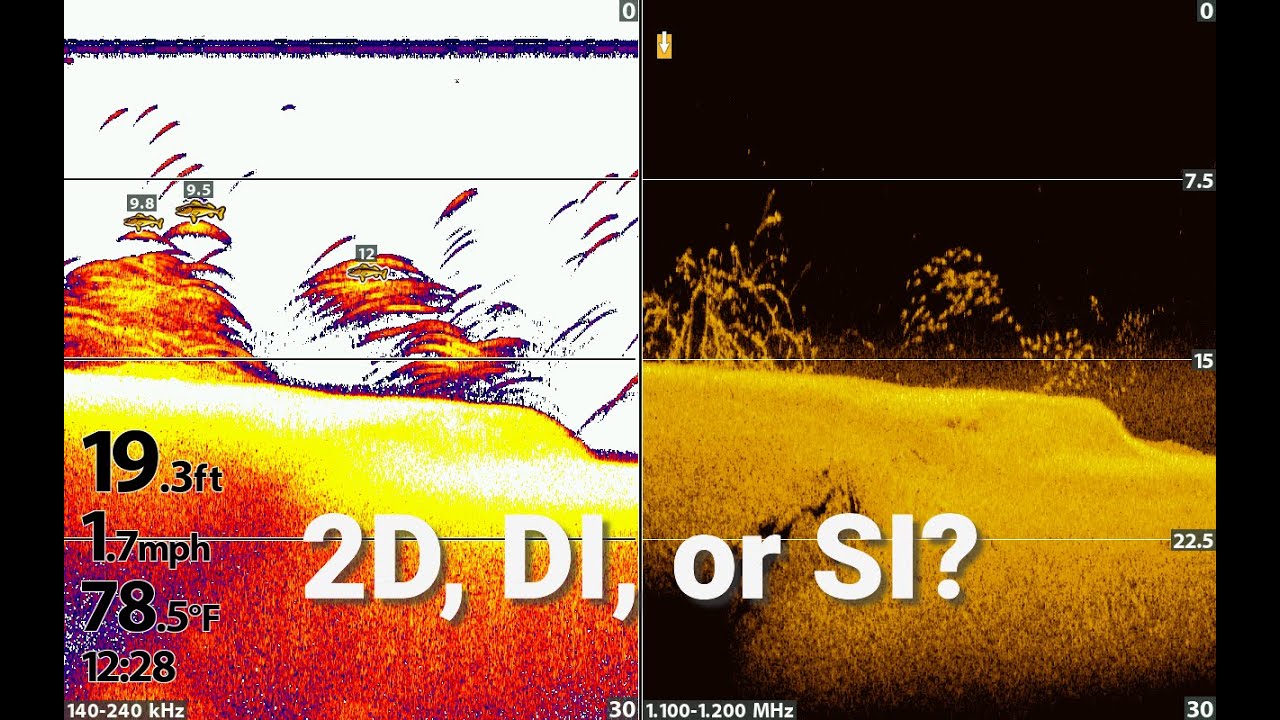 Do You Know When to Use 2D Sonar, Side Imaging, and Down Imaging?
