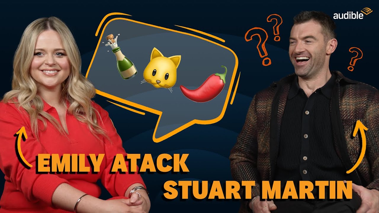 Emily Atack & Stuart Martin obsess over Andrew Scott, Accents & Love Rebooted 😉🥵 | Audible UK
